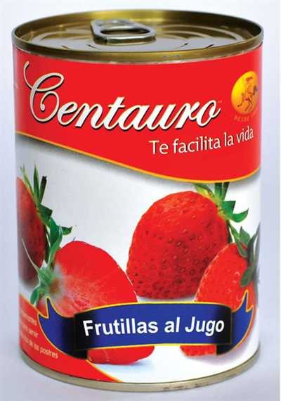 FRUTILLAS A/JUGO X570 GRS. CENTAURO               