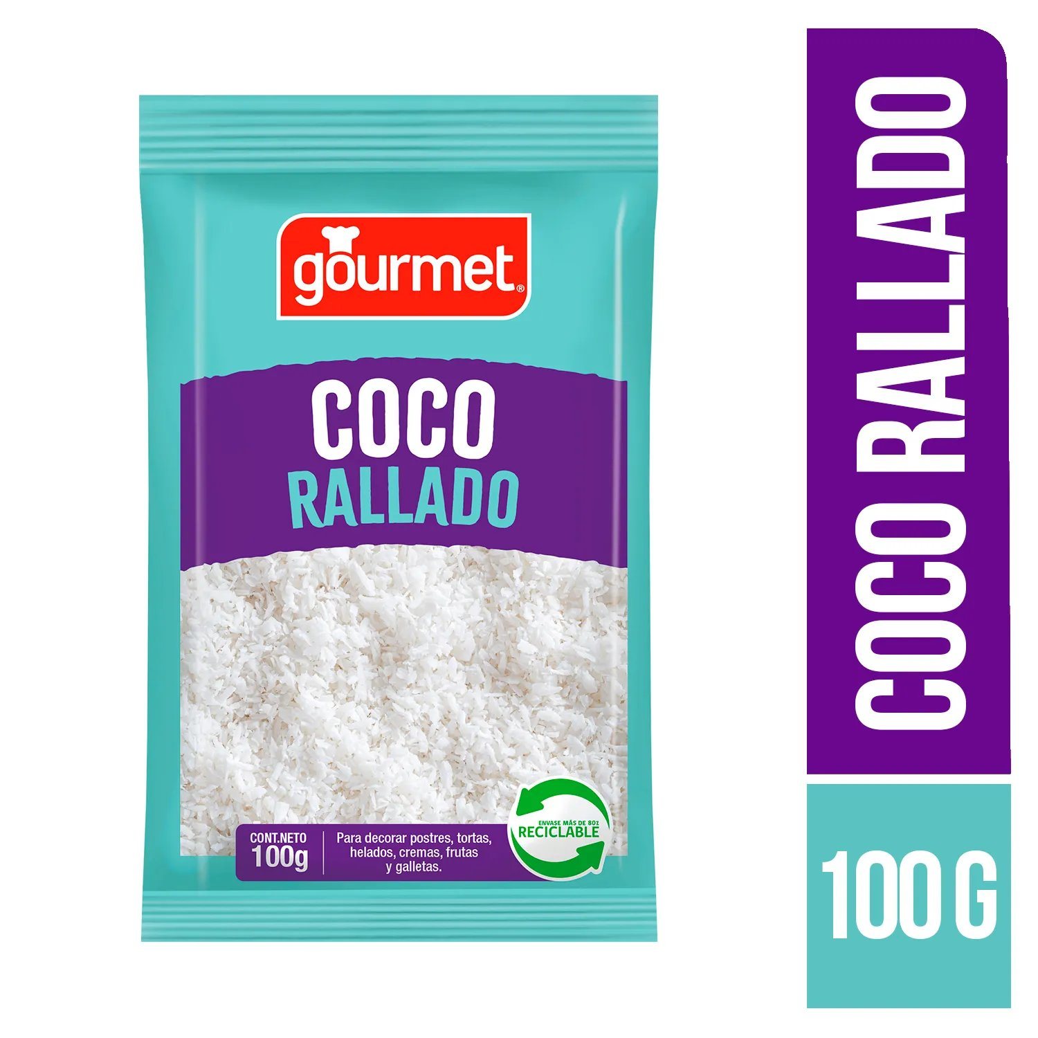 COCO RALLADO BLANCO *100GRS. GOURMET              
