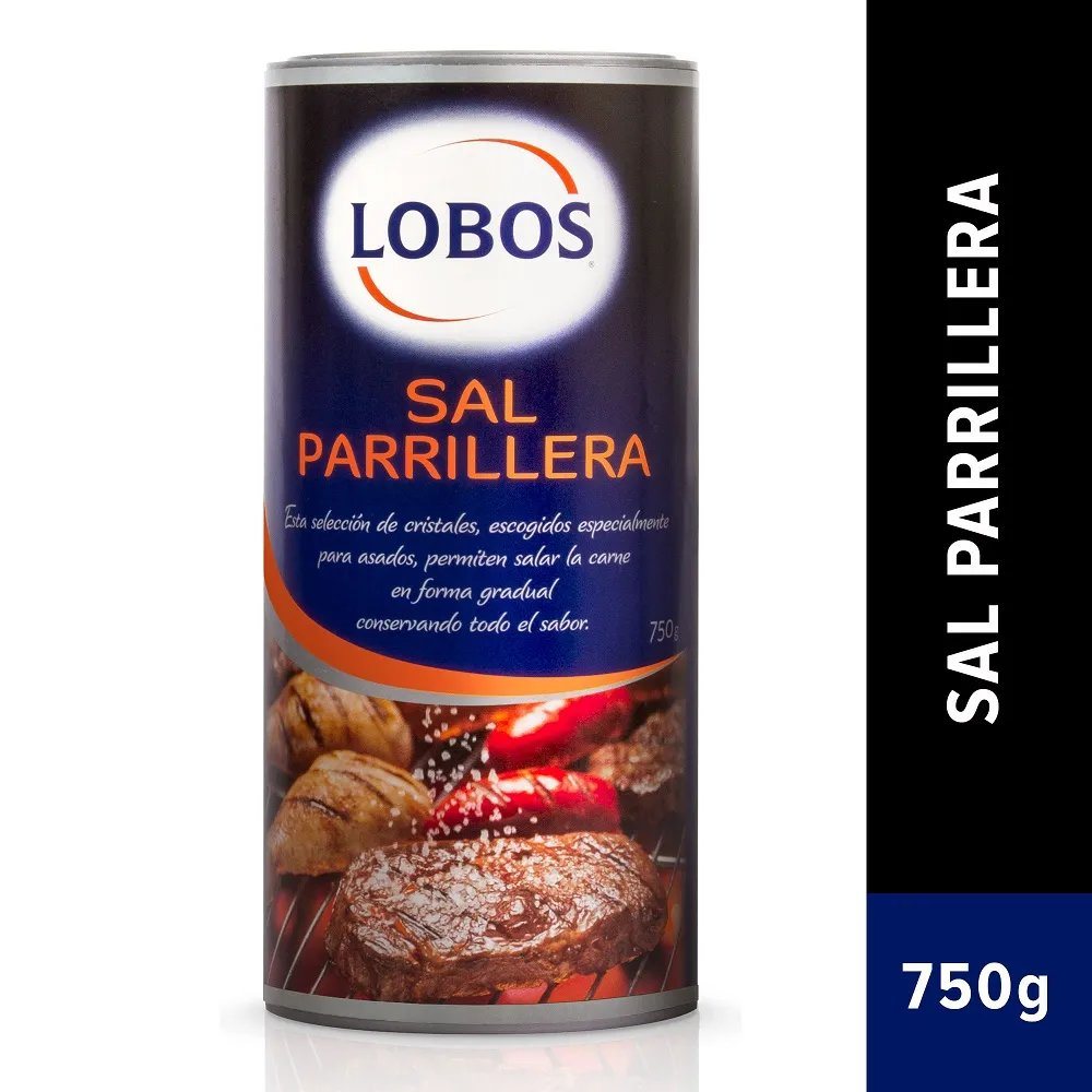 SAL PARRILLERA 15X750 GRS.  LOBOS                 