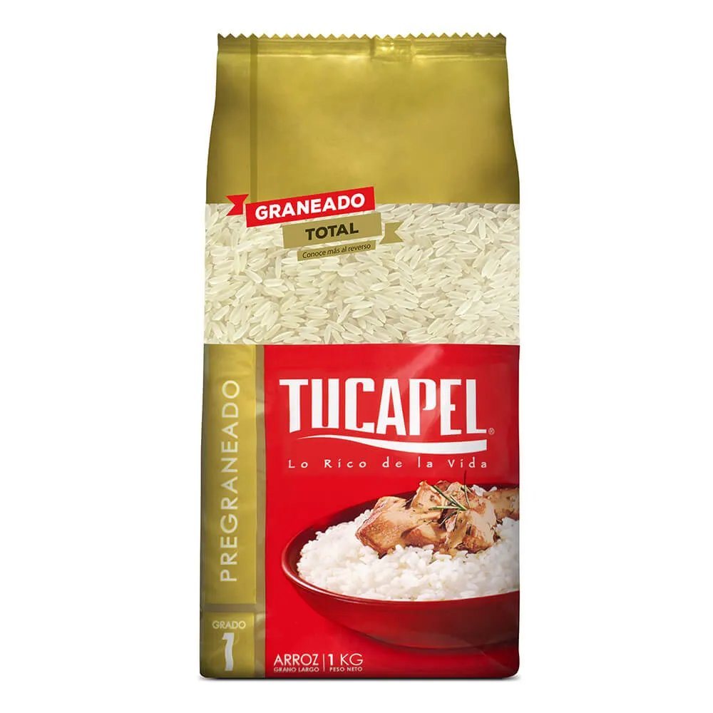 ARROZ PREGRAN.  LG1 LAM.  10X1KG. TUCAPEL         