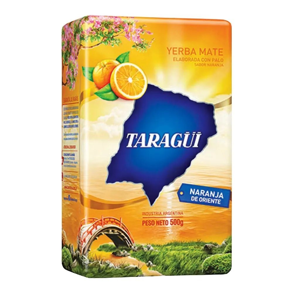 YERBA MATE TARAGUI NARANJA DE ORIENT X 500GRS.    