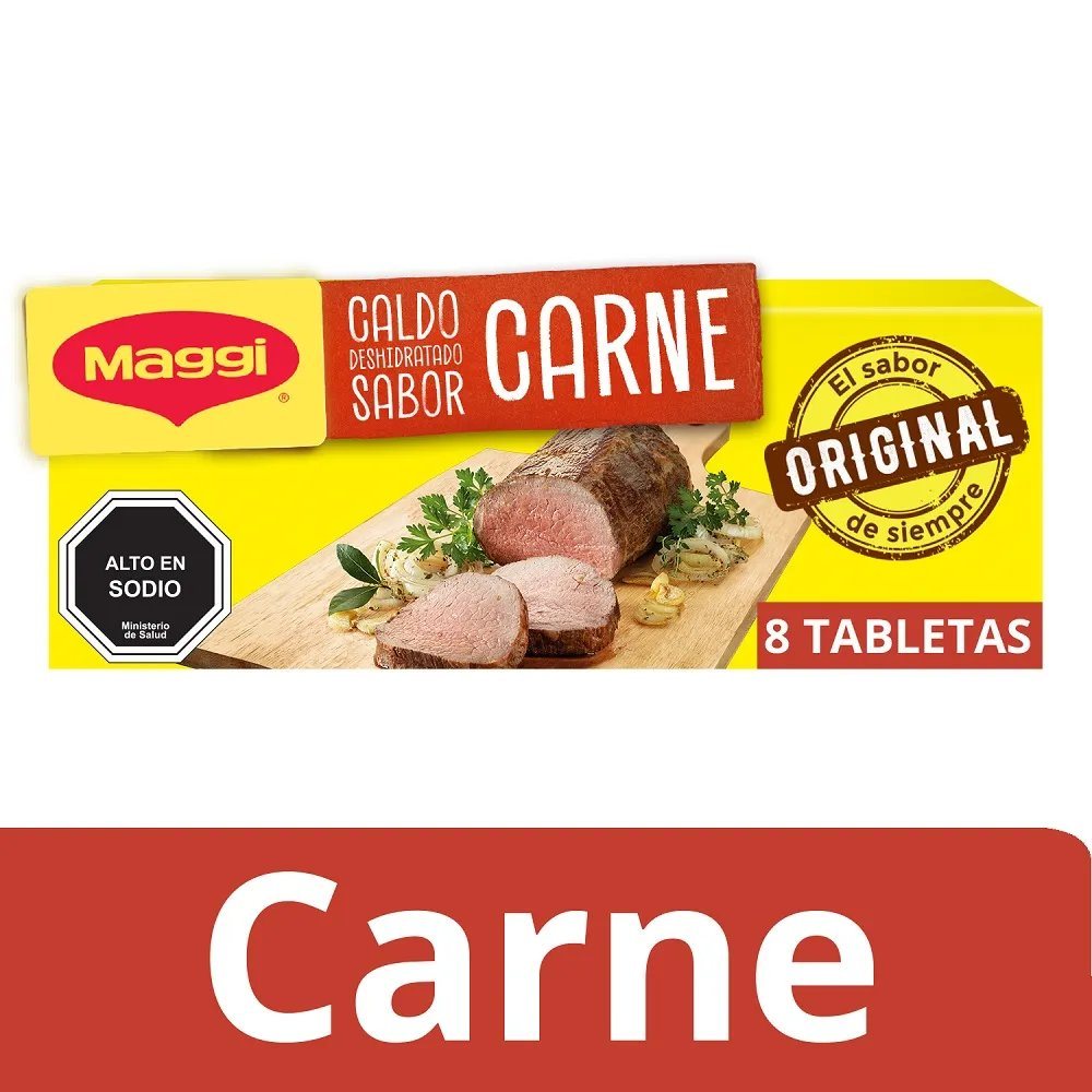 CALDO CARNE  30X8X10 GRS MAGGI                    