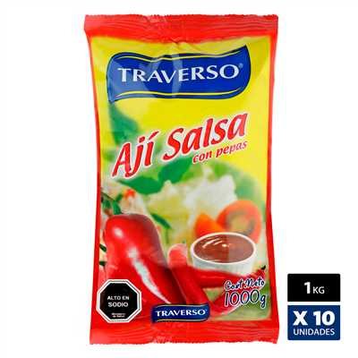 AJI SALSA BOLSA TRAVERSO *1KG.                    