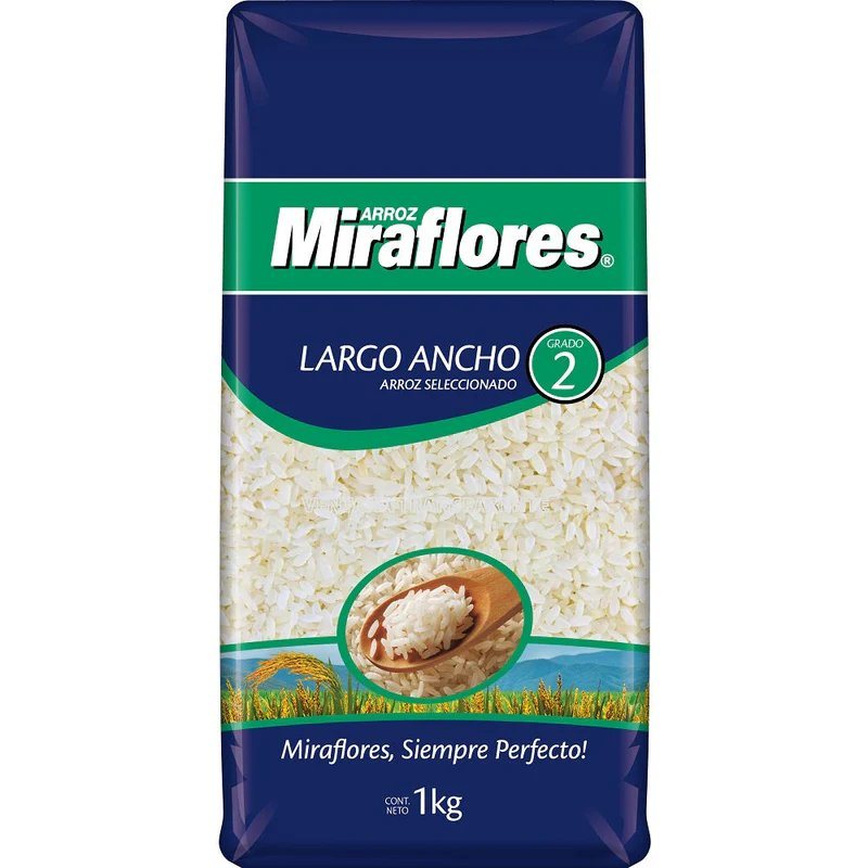 ARROZ MIRAFLORES IMP. G2 POLI  10*1KG.            