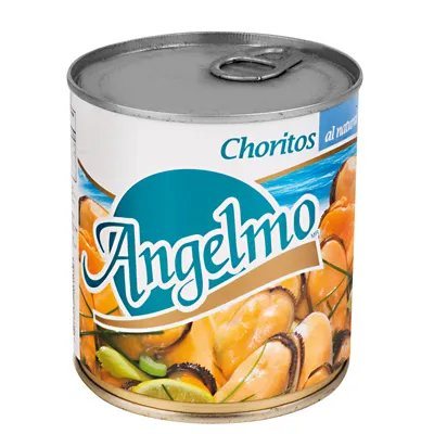 CHORITOS AL NATURAL  24X425GRS.  ANGELMO          