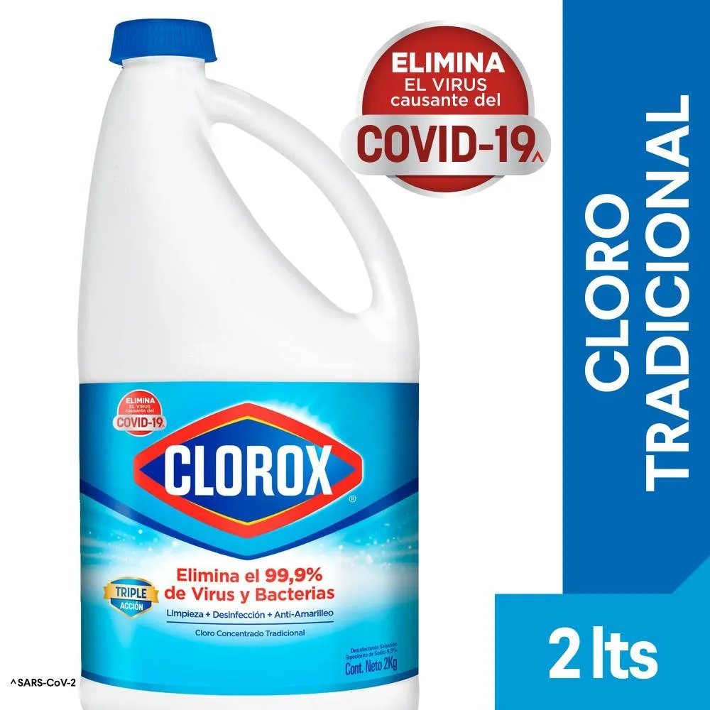 CLORO CLOROX  6*2LTS.                             