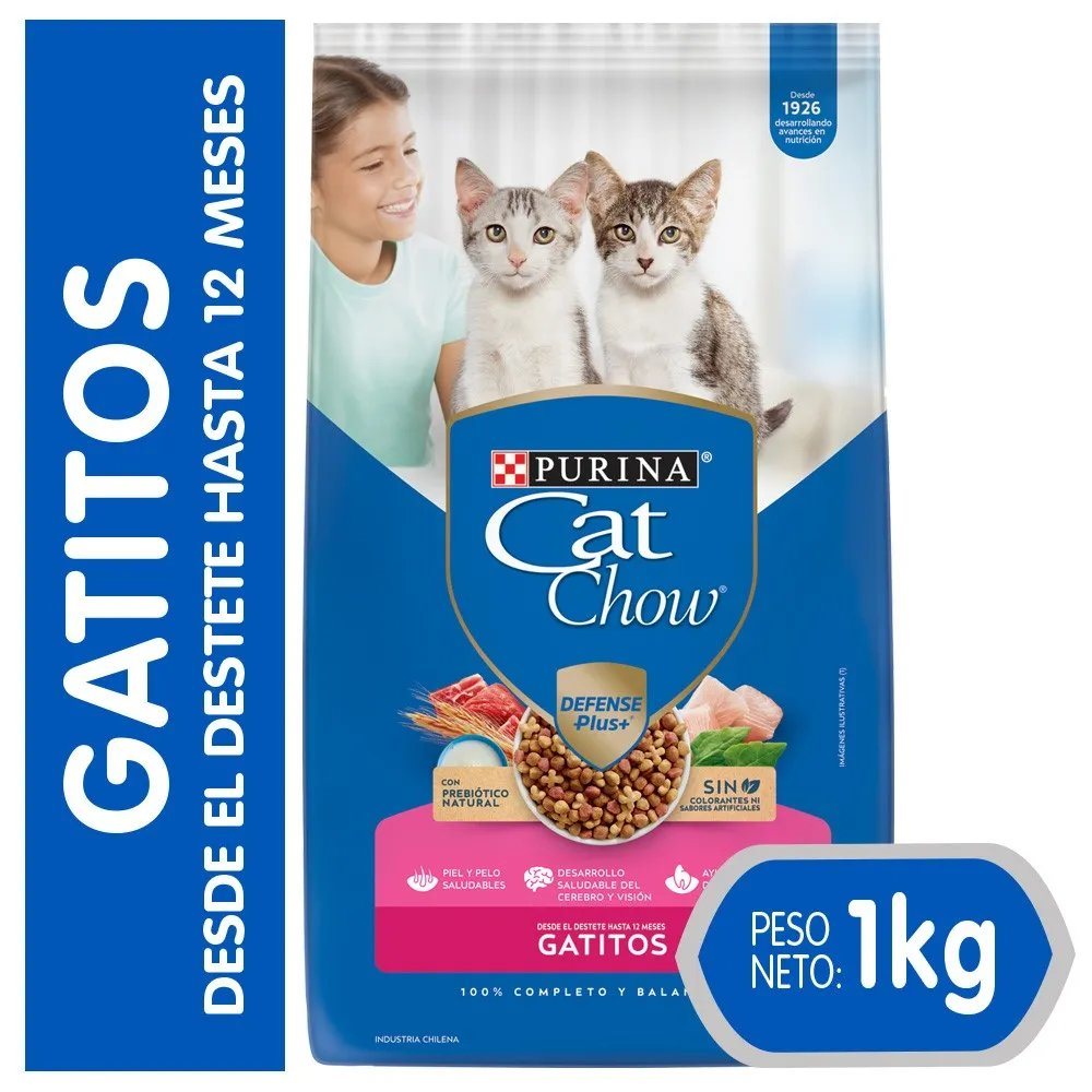 ALIM. CAT CHOW GATITOS  8*1KG.                    