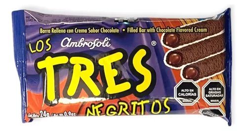 BARQUILLO 3 NEGRITOS AMBROSOLI  6*24*24GRS.       