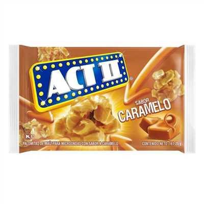 PALOMITAS ACT II CARAMELO  11*160GRS.             