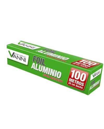 ROLLO ALUMINIO FOIL 30*100MT VANNI                