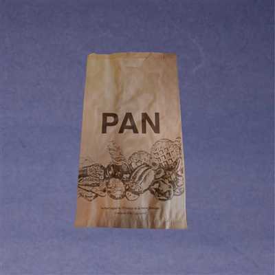 SAQUITOS PAPEL KRAFT IMPRESO PANADERO  700*500UNID