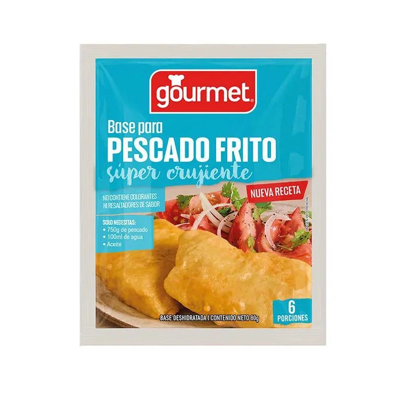 BASE PESCADO FRITO  20*80GRS. GOURMET             