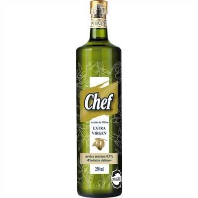 ACEITE OLIVA CHEF E/VIRGEN  12*250CC              