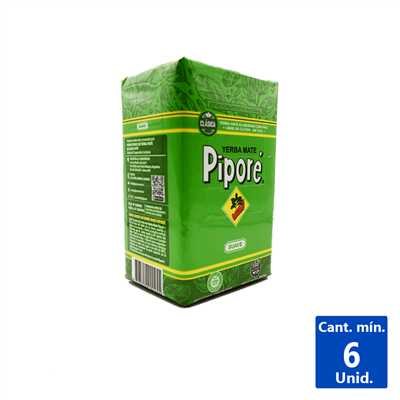 YERBA MATE PIPORE SUAVE 250G                      