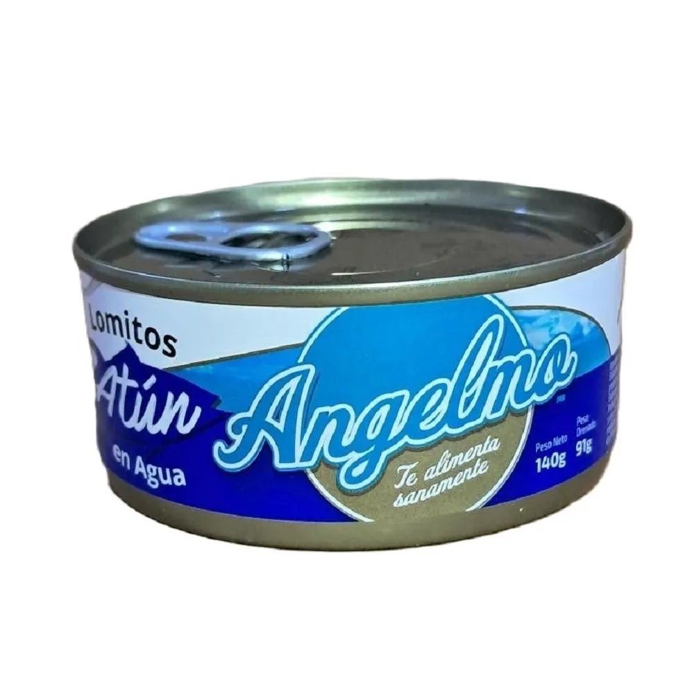 ATUN LOMITOS EN AGUA 48*160GRS ANGELMO            