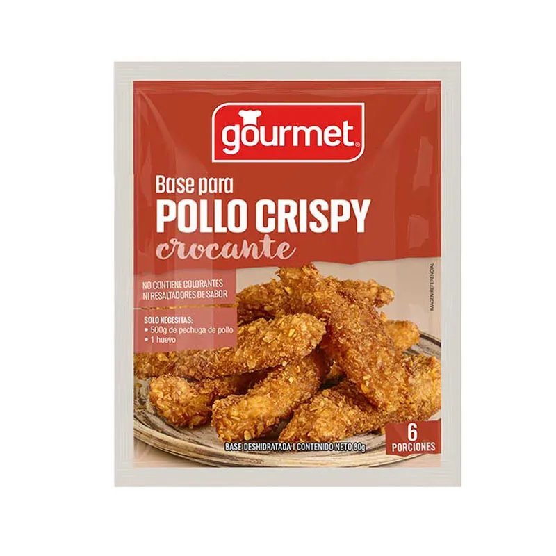 BASE POLLO CRISPY GOURMET 80G.                    