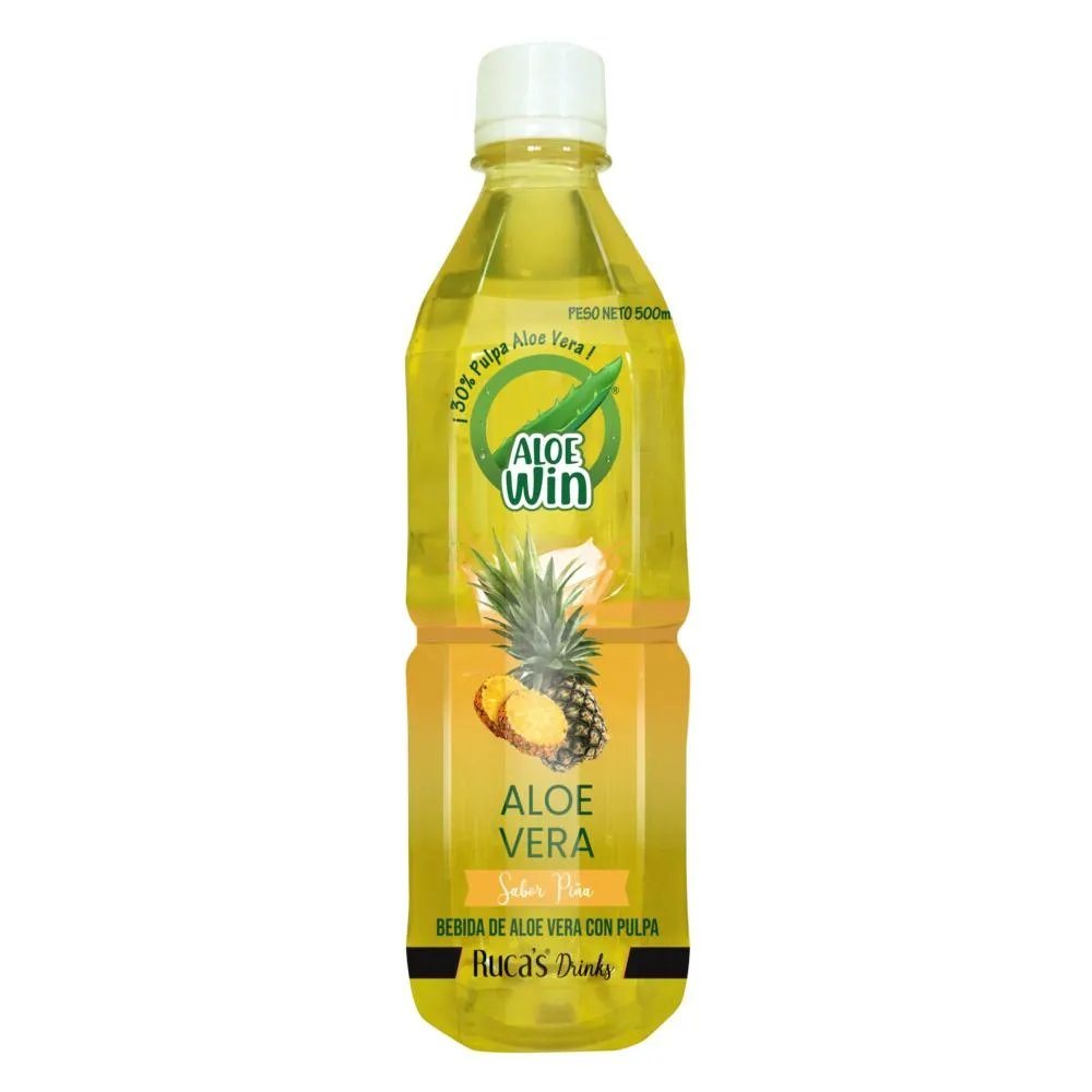ALOEWIN AGUA ALOE VERA PIÑA 500ml                 
