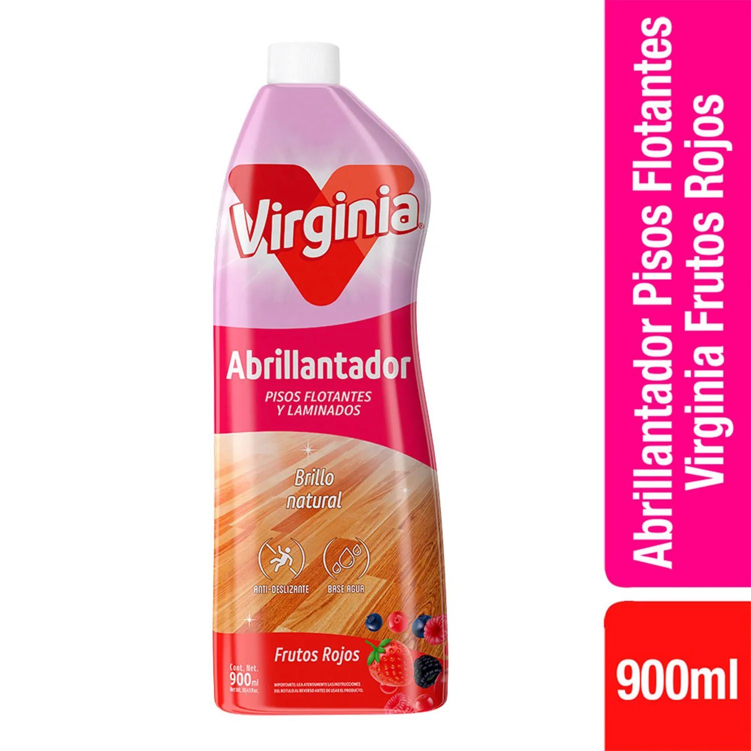 ABRILLANTADOR PISO FLOT.frutos rojo VIRGINIA 900ml