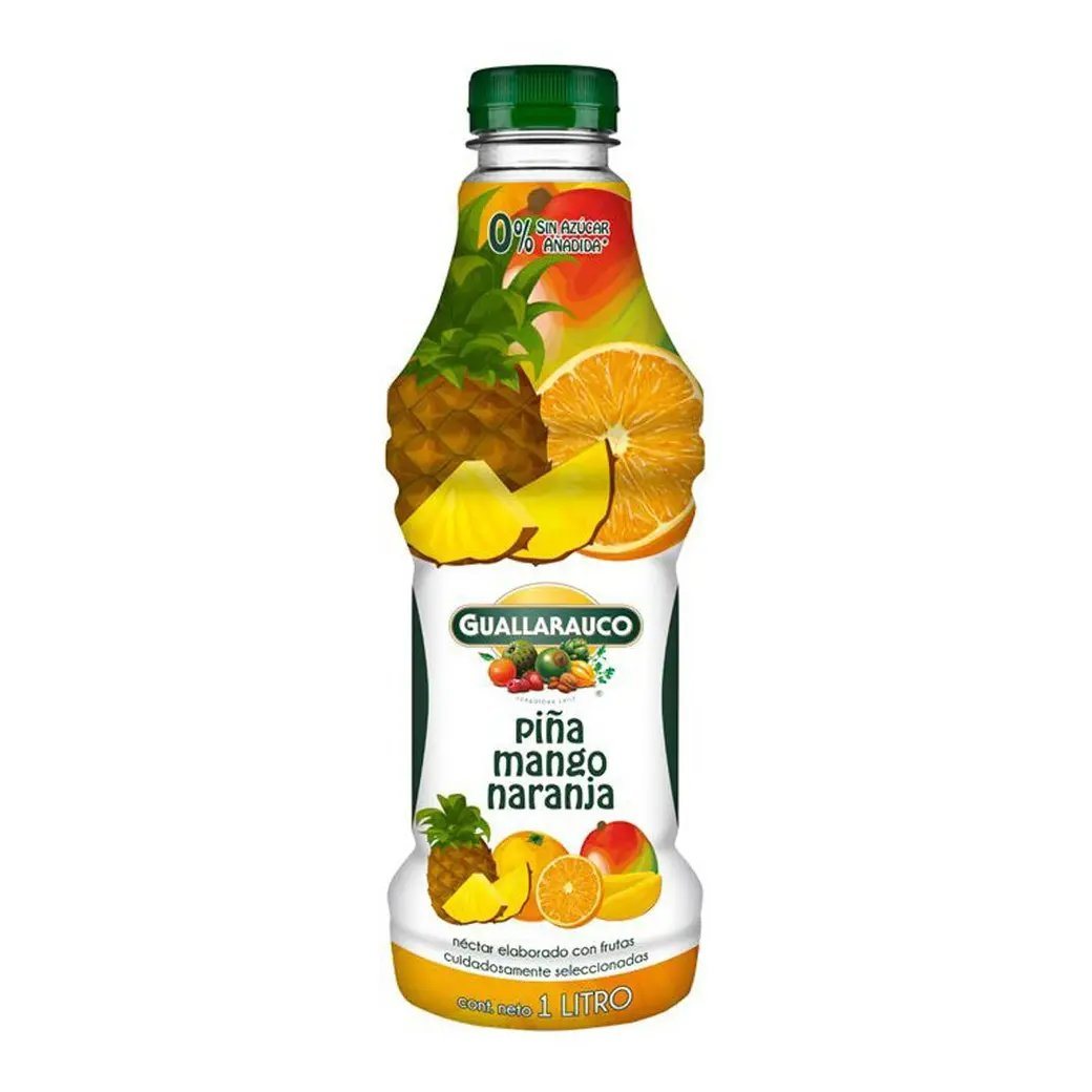 JUGO MANGO PIÑA NARANJA 1LT GUALLARAUCO           