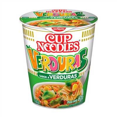 VASO NISSIN VERDURAS 67gr CUP NOODLES             