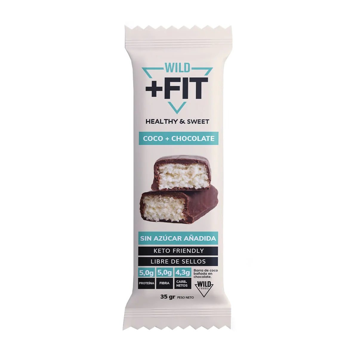 WILD FIT BAR COCO+CHOCOLATE 35gr HEALTHY&SWEET    