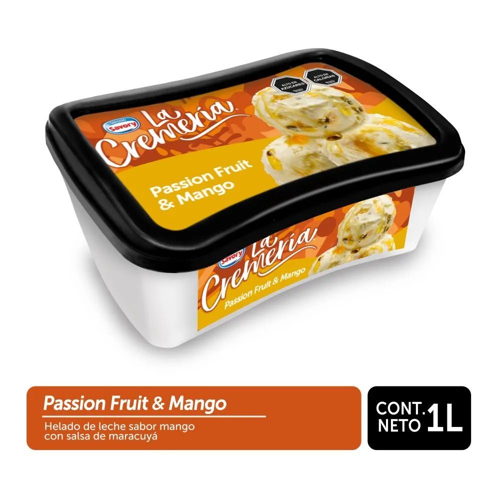 PASSION FRUIT & MANGO 1lt LA CREMERIA             