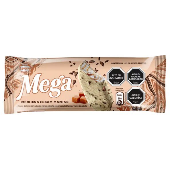 MEGA MANJAR GALLETAS 90ml SAVORY                  