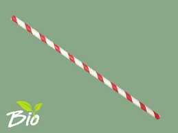 BOMBILLA PAPEL RECTA BICOLOR 20 X 0,6cm UNIDAD    