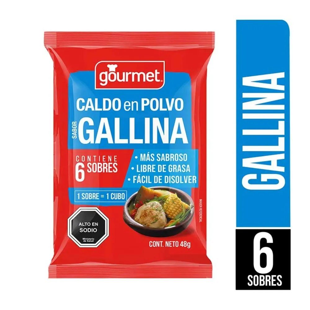 CALDO POLVO GALLINA*48 GR                         