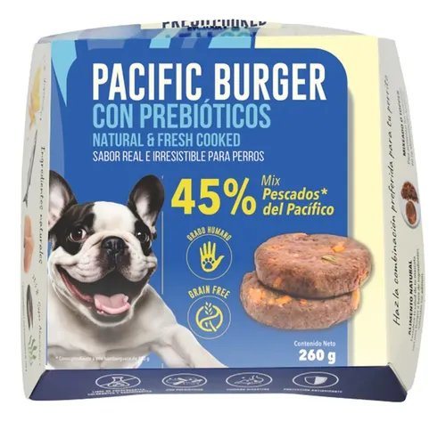 PACIFIC BURGER PREBIOTICOS *260 GR                