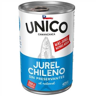 JUREL CHILE AL NATURAL UNICO 425 GR               