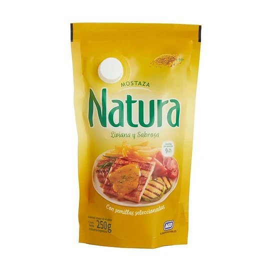 MOSTAZA NATURA 250GRX12                           
