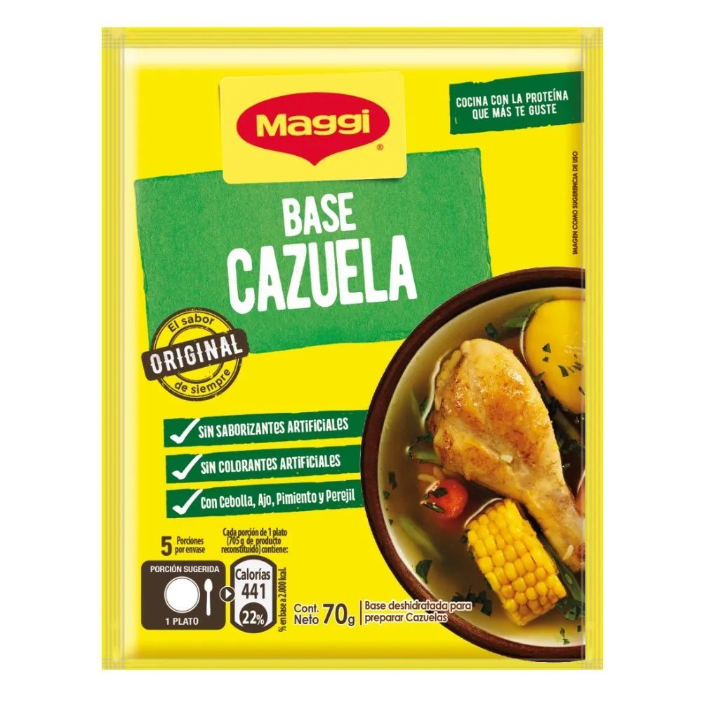 MAGGI BASE PARA CAZUELA 18X70G                    