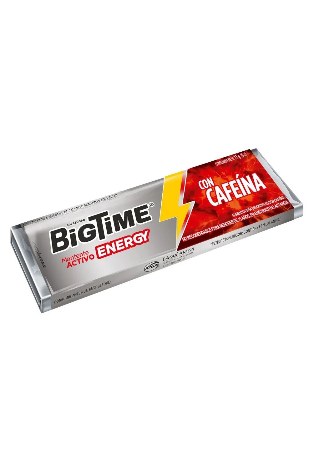 CHICLE BIGTIME ENERGY 12unid                      
