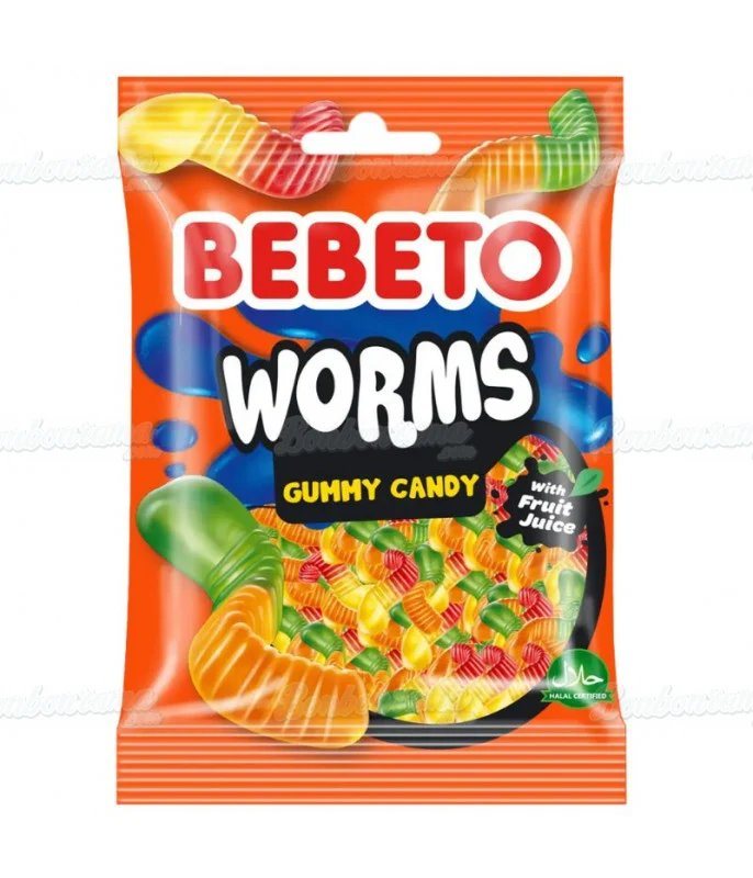 BEBETO GUSANOS ACIDOS *80 GR                      