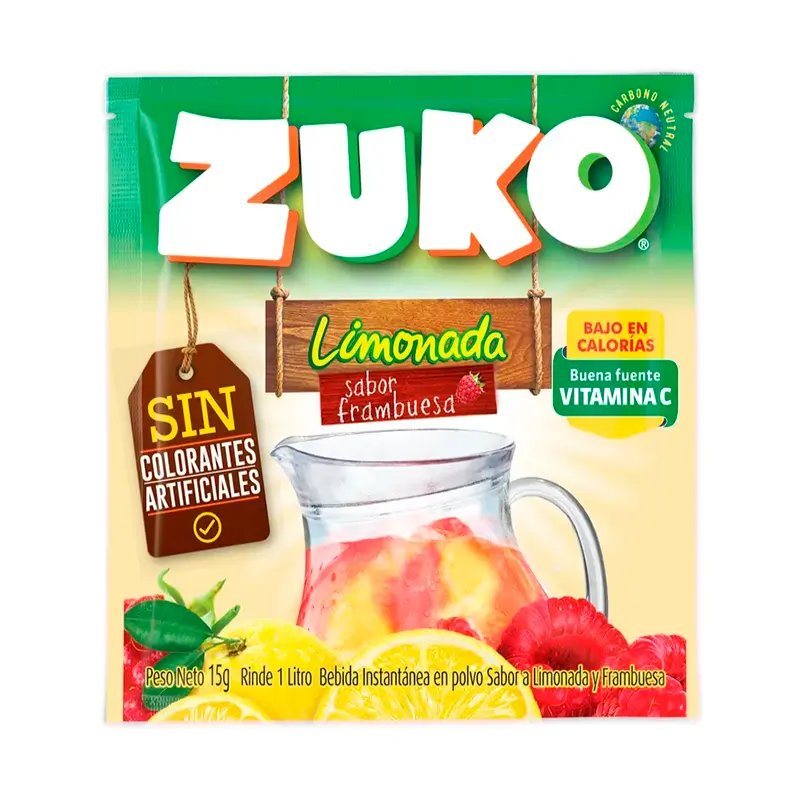 LIMONADA FRAMBUESA ZUKO *15G                      