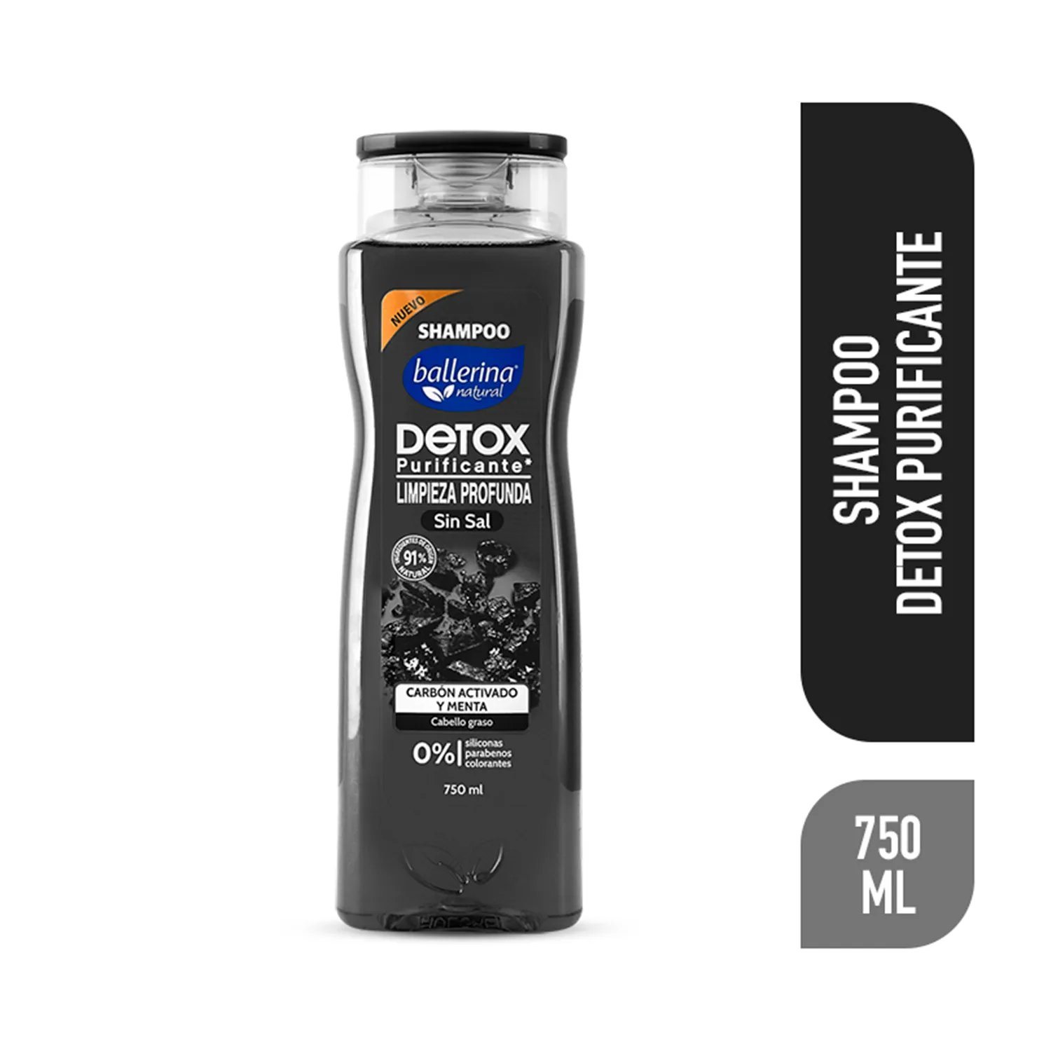 SHAMPOO CARBON FCO 10X410ML BALLERINA             