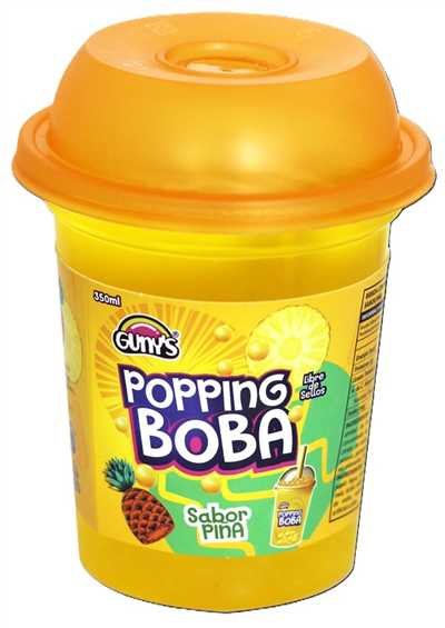 GUNYS POPPING BOBA DRINK PIÑA 350 ML              