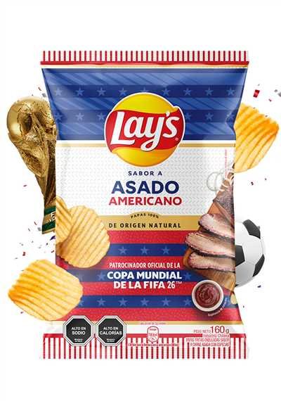 PAPAS LAYS ASADO AMERICANO 160 GR                 