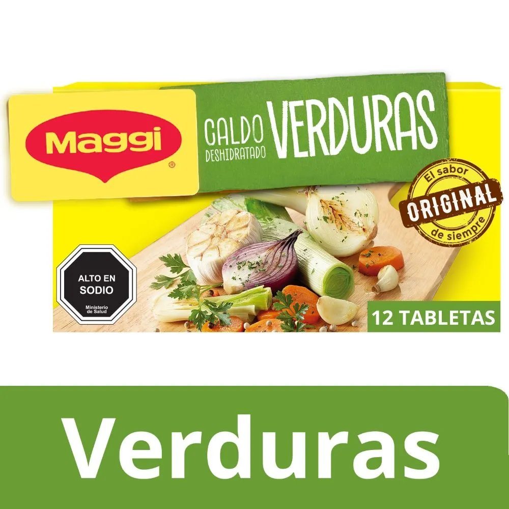 CALDO VERDURAS 30X12X10 GR. MAGGI                 