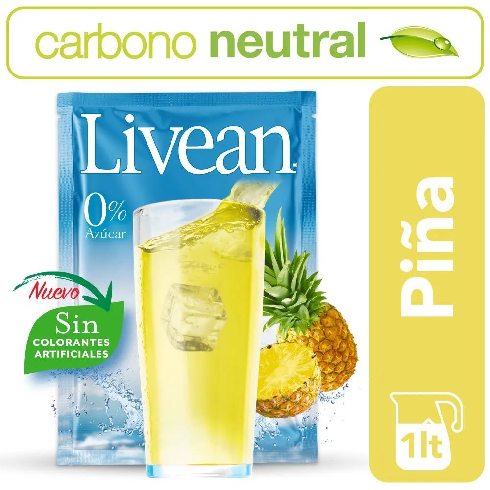 LIVEAN PIÑA  130*7GRS.                            