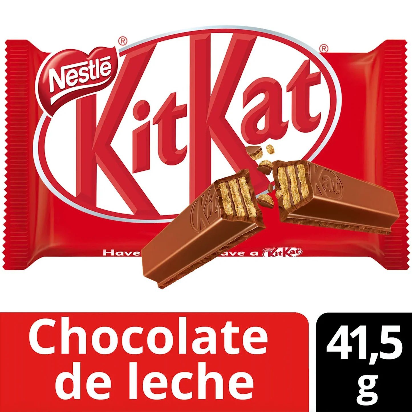 KIT KAT CHOCOLATE LECHE  41.5 GRS. NESTLE         