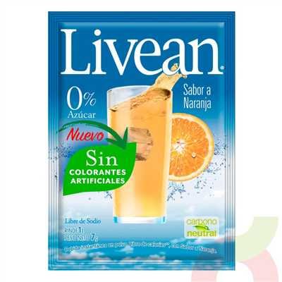 LIVEAN NARANJA  130*7GRS.                         