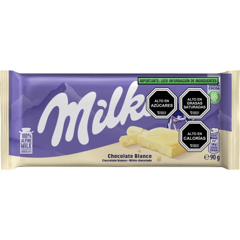 CHOC. MILKA BLANCO  *90 GRS.                      