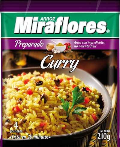 MIRAFLORES PREP CURRY 12*210GRS.                  
