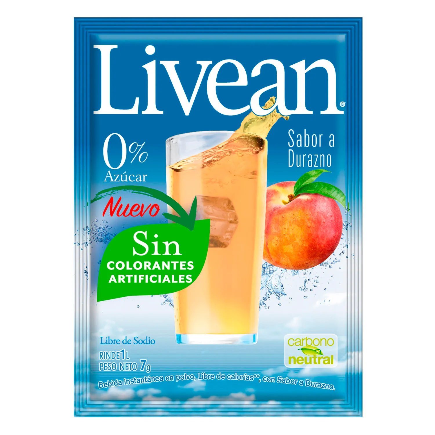 LIVEAN DURAZNO 130*7GRS.                          