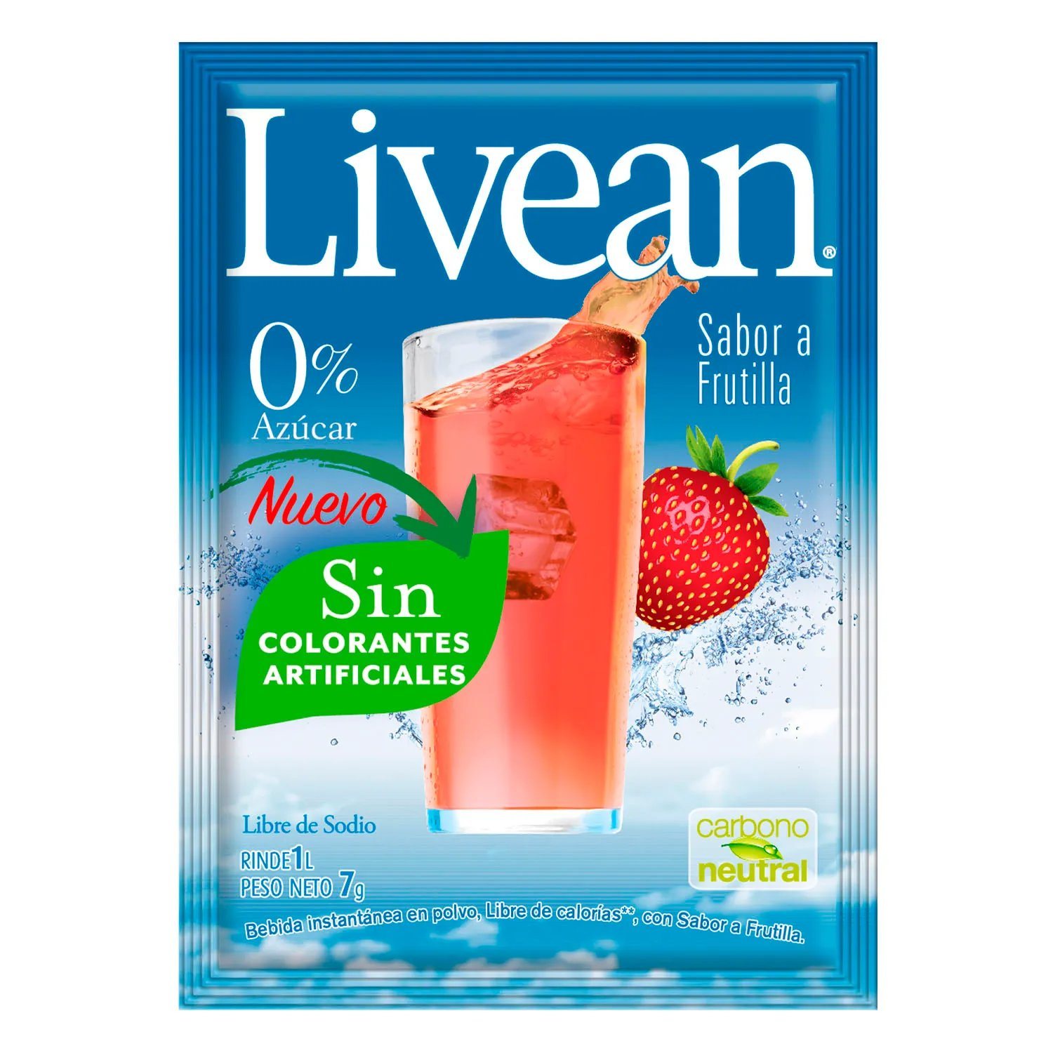 LIVEAN FRUTILLA  130*7GRS.                        