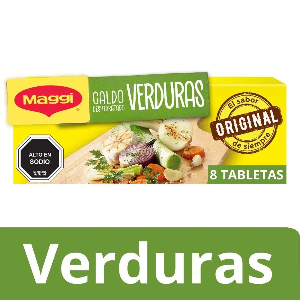 CALDO VERDURAS 30X8X10 GR.  MAGGI                 